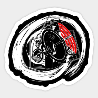 Spiral Soundsystem Sticker